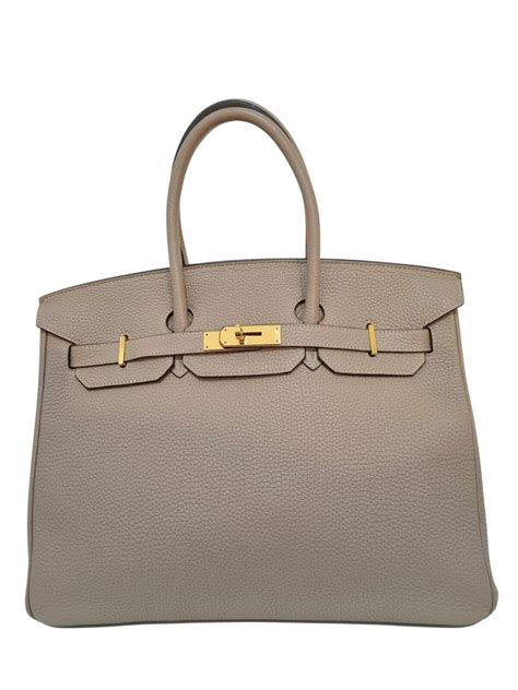 hermes birkin 35 gris tourterelle|HERMES Togo Birkin 35 Gris Tourterelle .